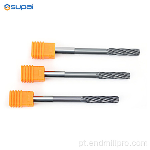 Tungstênio Aço Spiral Grea Spirer Reamer Carbide End Mill